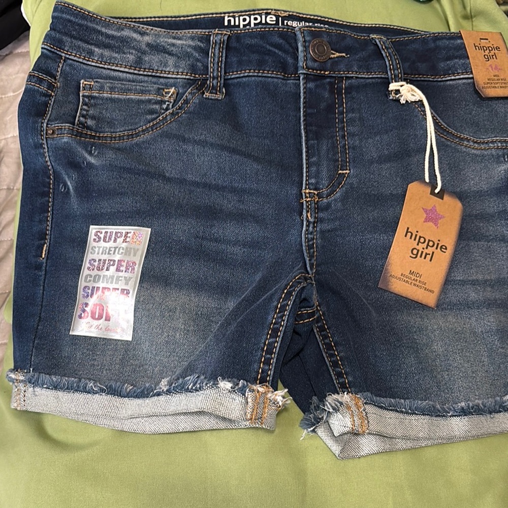 Blue Denim Shorts